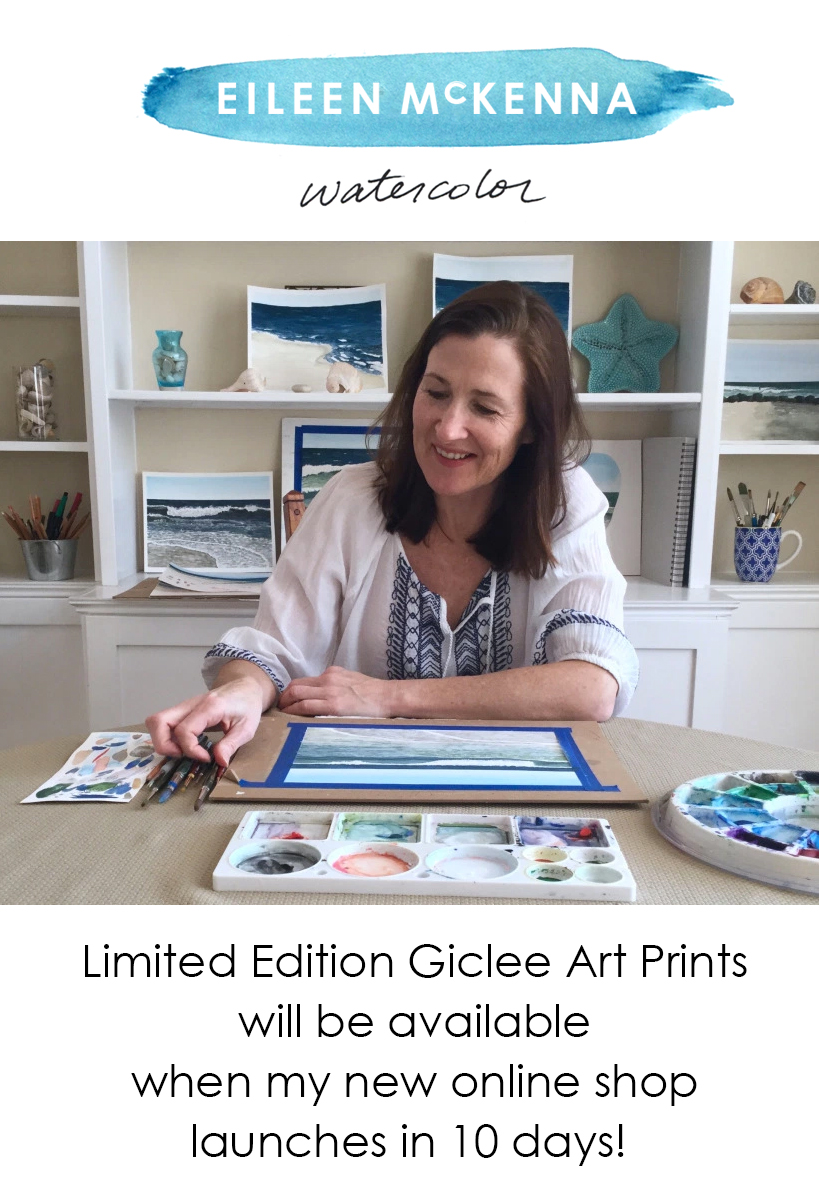 Limited Edition Giclee Art Prints will be available when my new online shop launches in 10 days! 